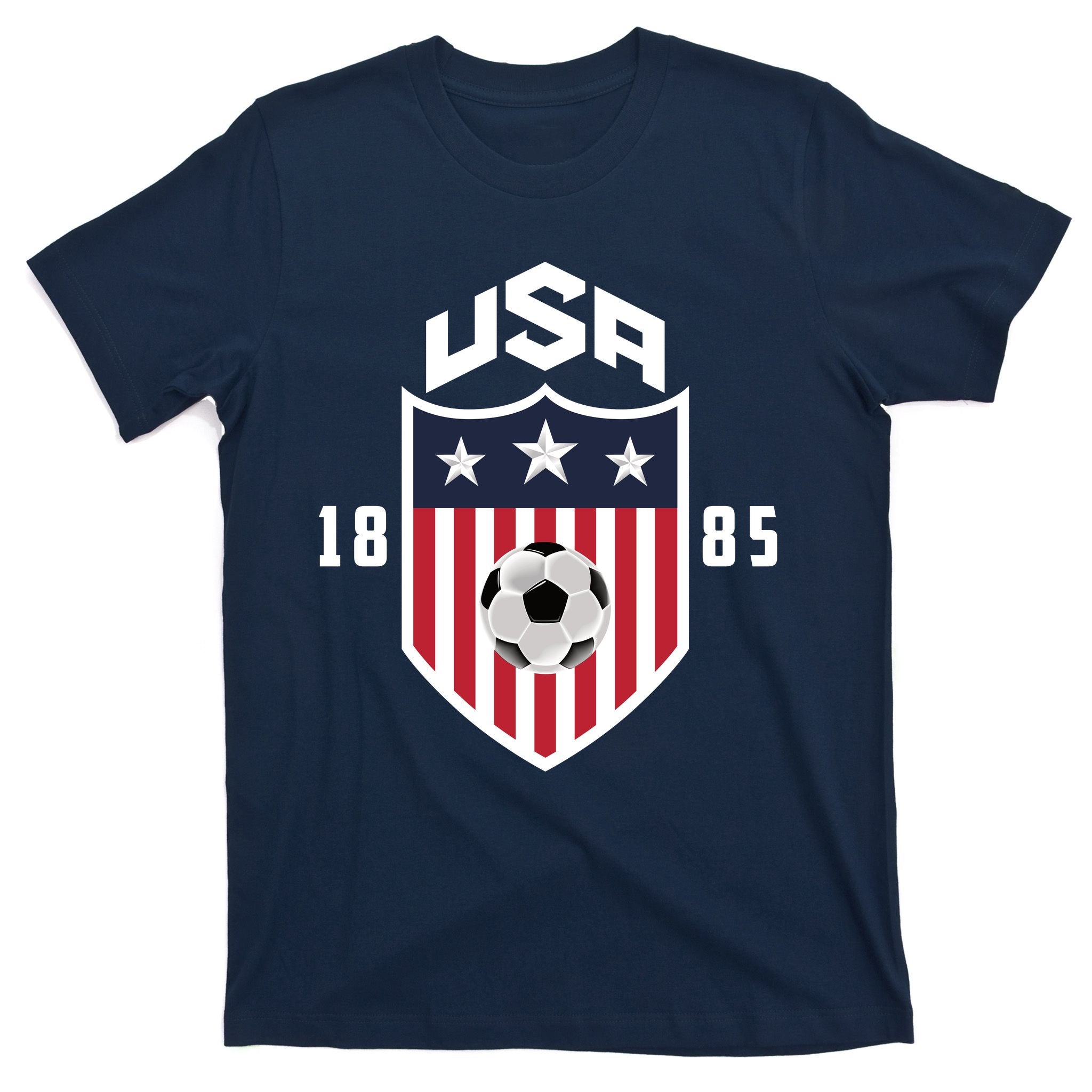 USA Soccer Team 1885 American US Soccer Team Fan T-Shirt
