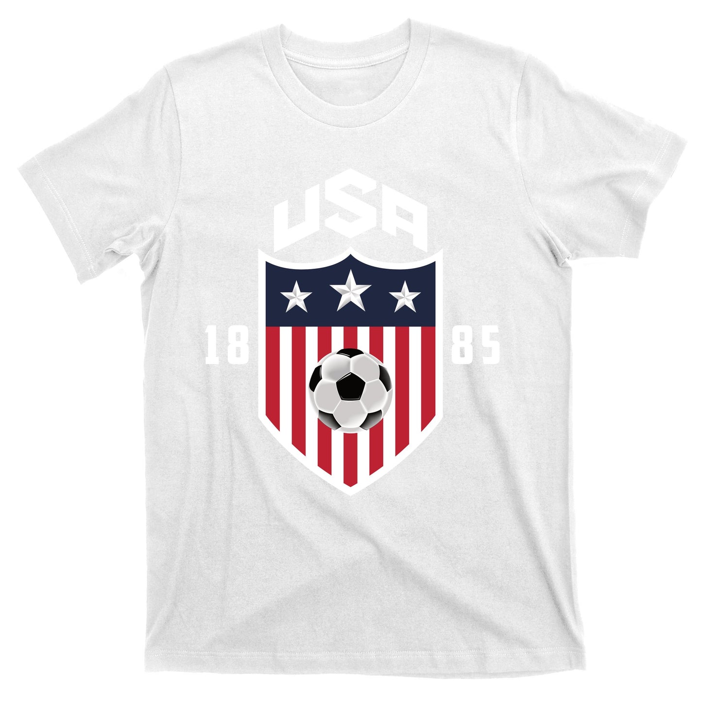 USA Soccer Team 1885 American US Soccer Team Fan T-Shirt