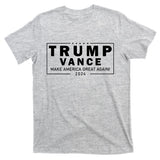 Trump Vance 2024 Make America Great Again Maga Blackout Logo T-Shirt