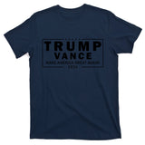 Trump Vance 2024 Make America Great Again Maga Blackout Logo T-Shirt