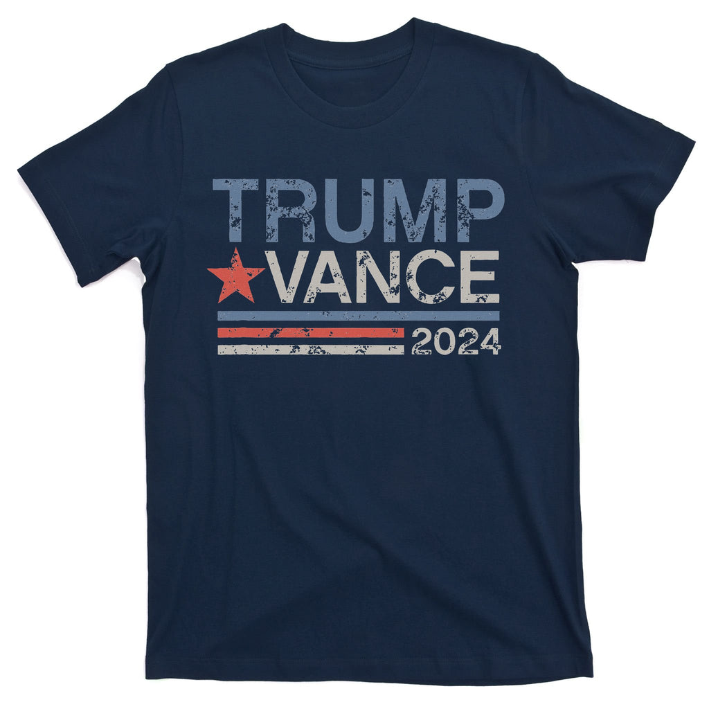 Trump Vance 2024 Retro Featuring Trump And Jd Vance T-Shirt