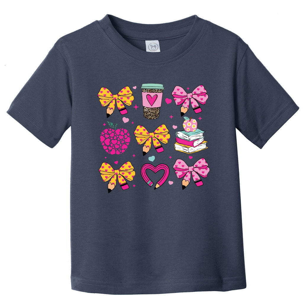Teacher Valentine Coquette Valentine Teacher Toddler T-Shirt