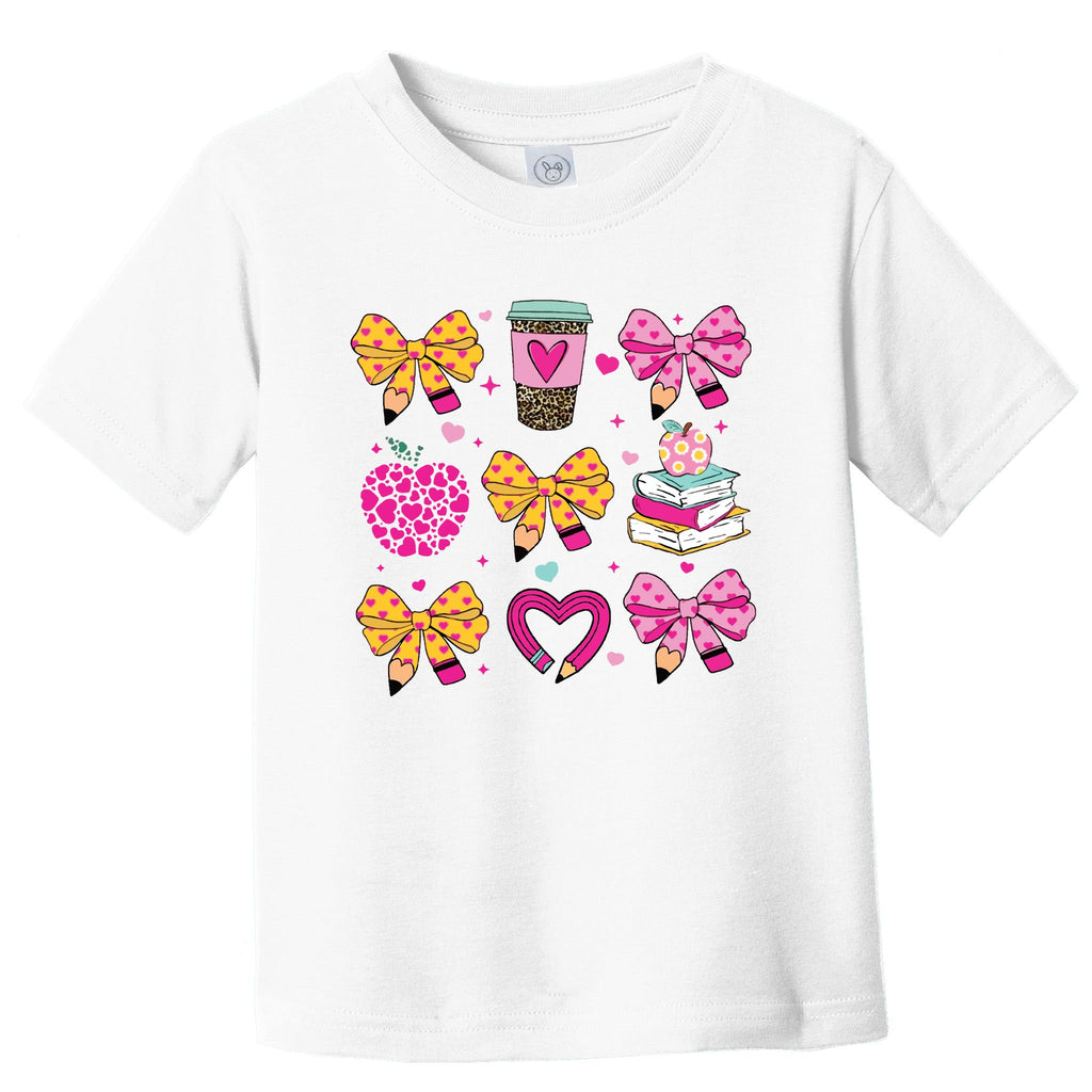 Teacher Valentine Coquette Valentine Teacher Toddler T-Shirt