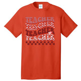 Teacher Valentine Groovy Cute Tall T-Shirt