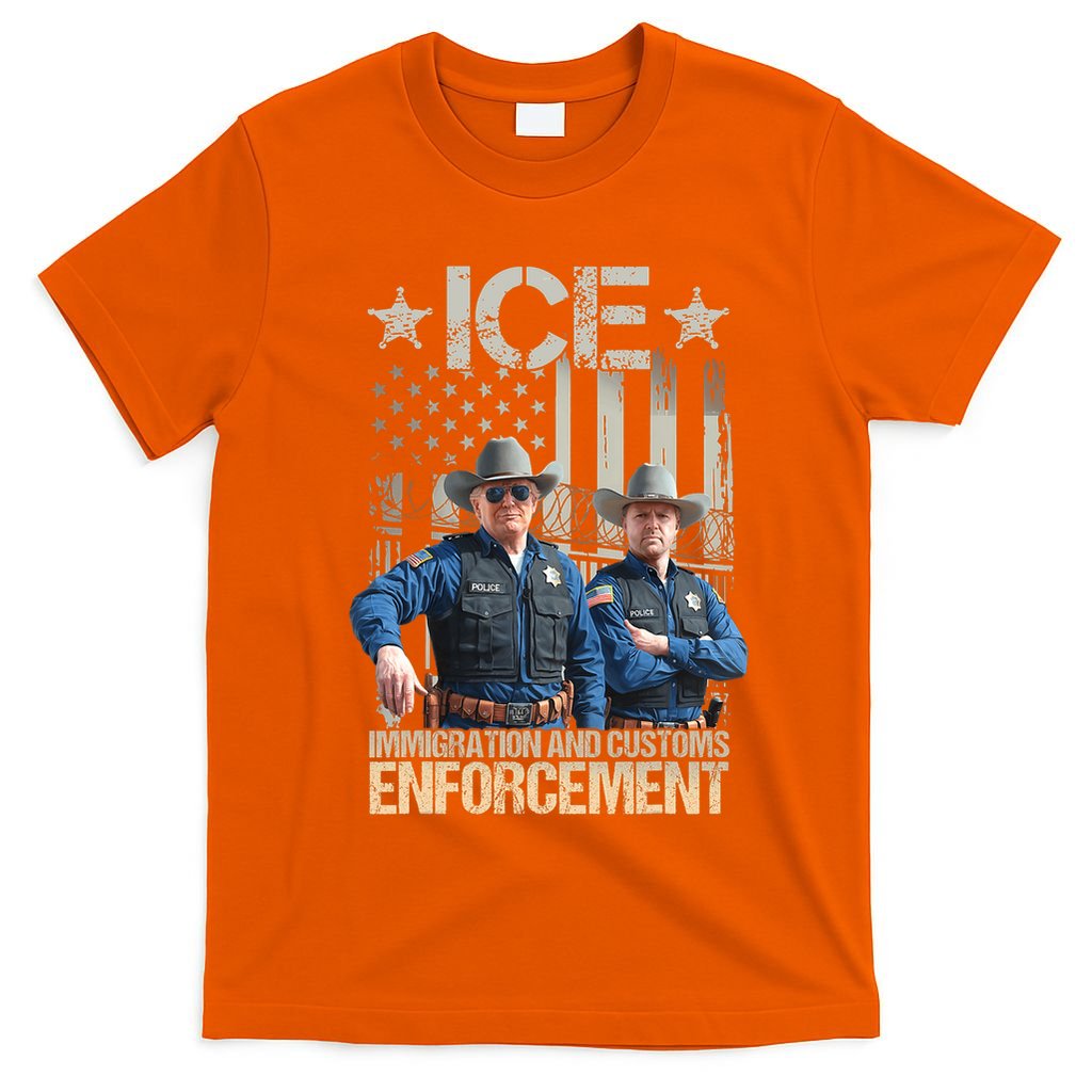 Trump Vance Ice Immigration And Customs Enforcement T-Shirt