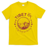 Tibet Vintage Mountains Tibetan Script T-Shirt