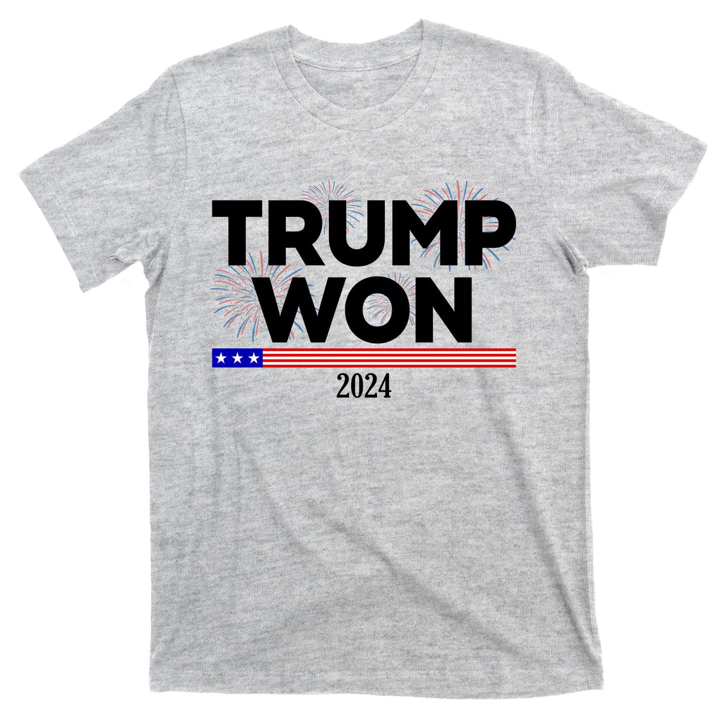 Trump Won 2024 Election 47th President T-Shirt
