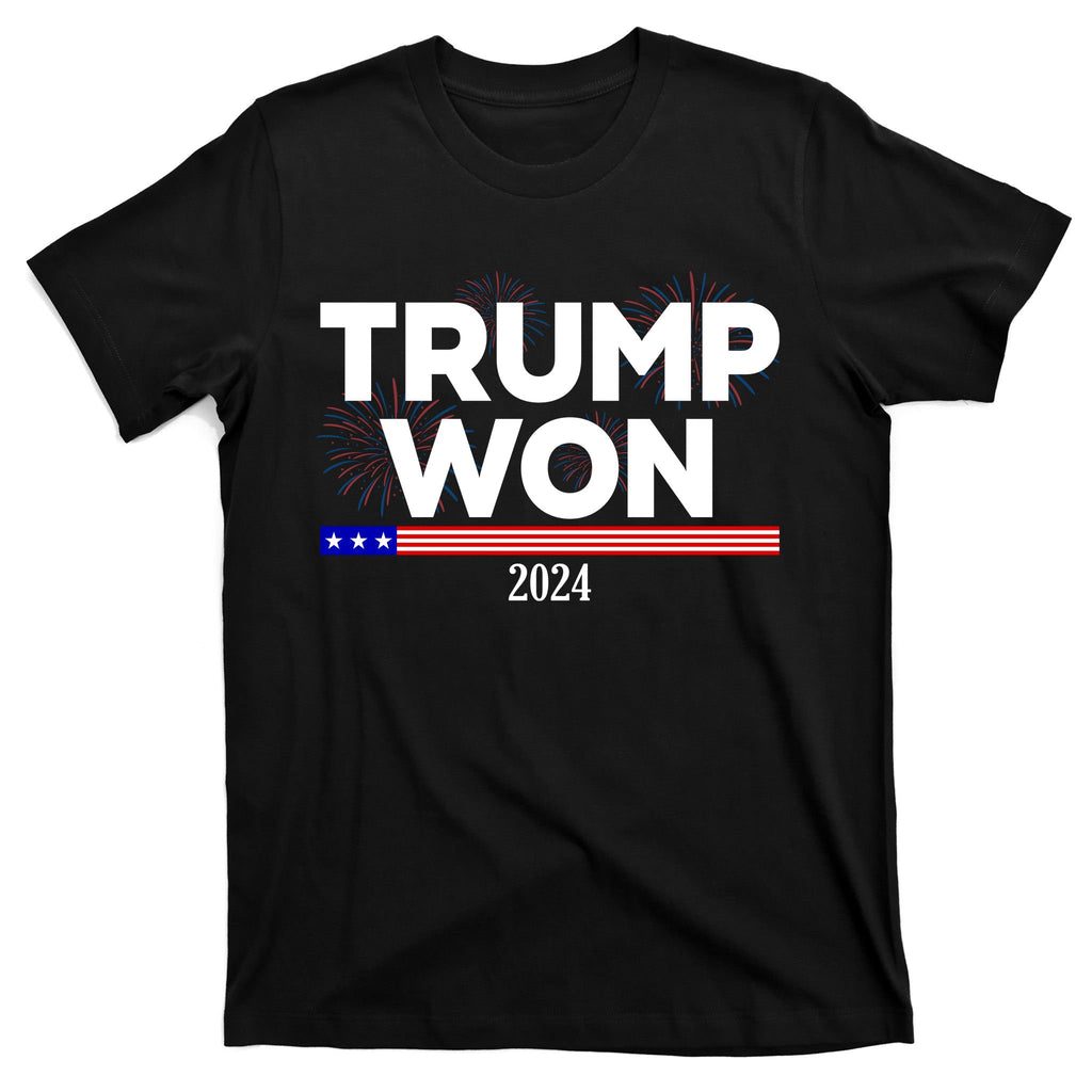 Trump Won 2024 Election 47th President T-Shirt