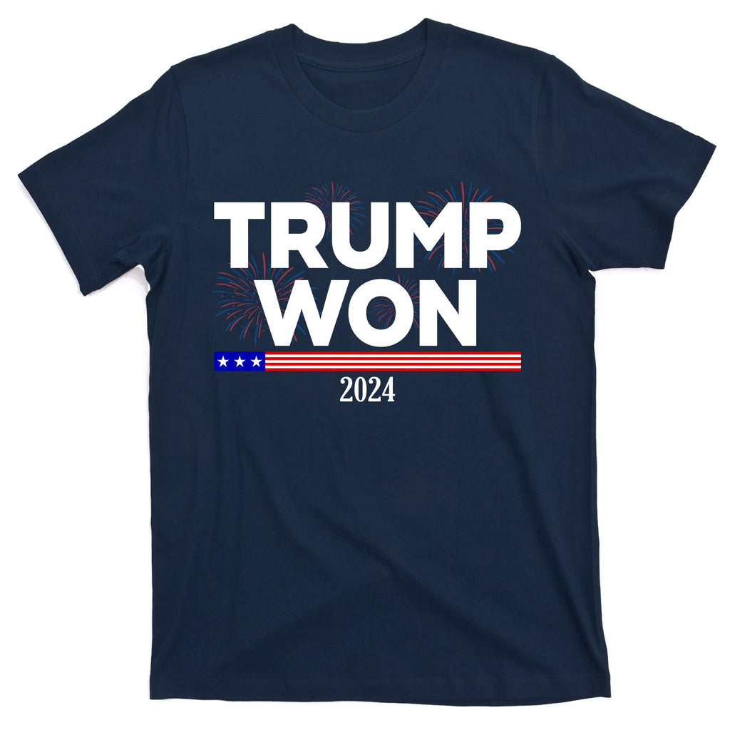 Trump Won 2024 Election 47th President T-Shirt