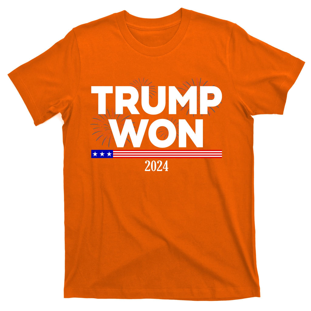 Trump Won 2024 Election 47th President T-Shirt