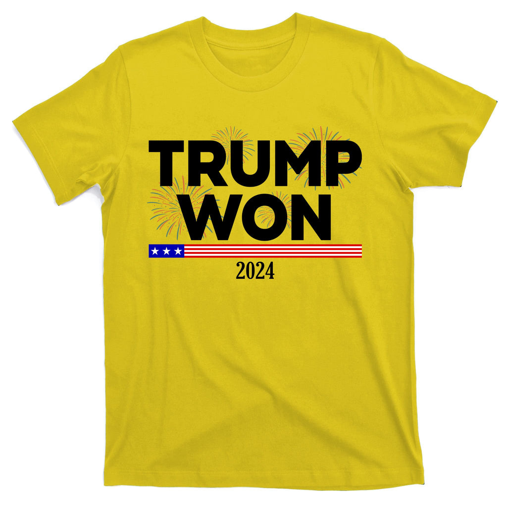 Trump Won 2024 Election 47th President T-Shirt