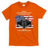 Three Wheels Do Both! USA Flags Trike Gift T-Shirt
