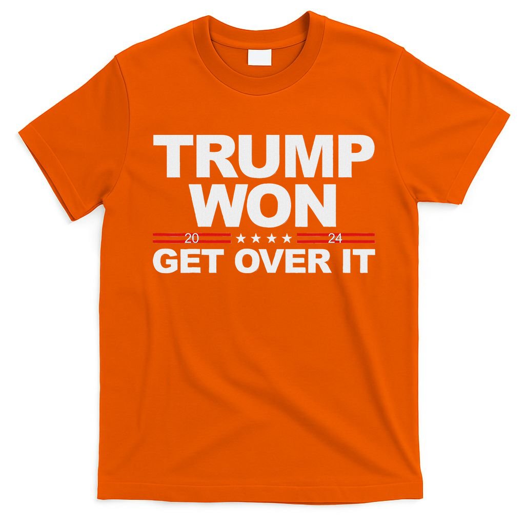 Trump Won Get Over It Trump 2024 Election T-Shirt