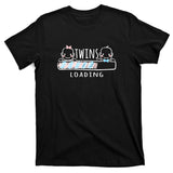 Twins loading cute twin mother  T-Shirt
