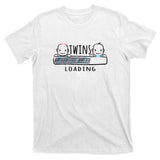 Twins loading cute twin mother  T-Shirt