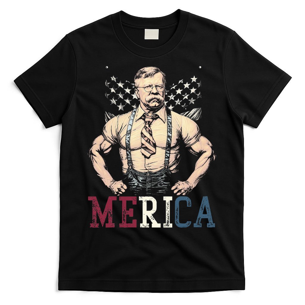 Usa 4th Of July Teddy Roosevelt T-Shirt