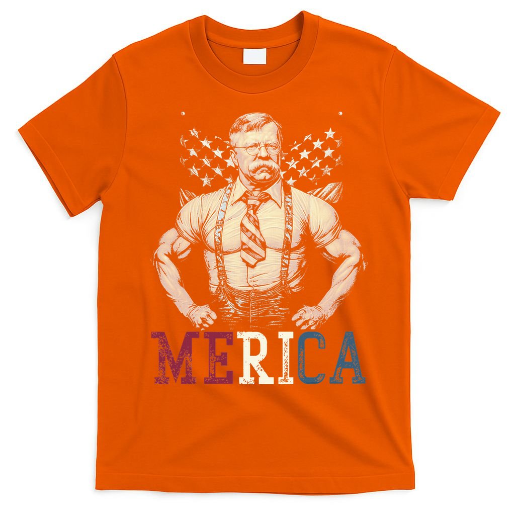 Usa 4th Of July Teddy Roosevelt T-Shirt