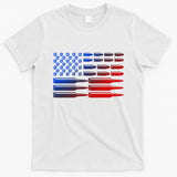 USA American Bullet Flag T-Shirt
