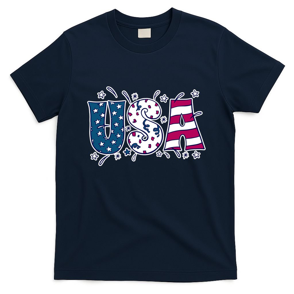 USA American Flag Celebration T-Shirt