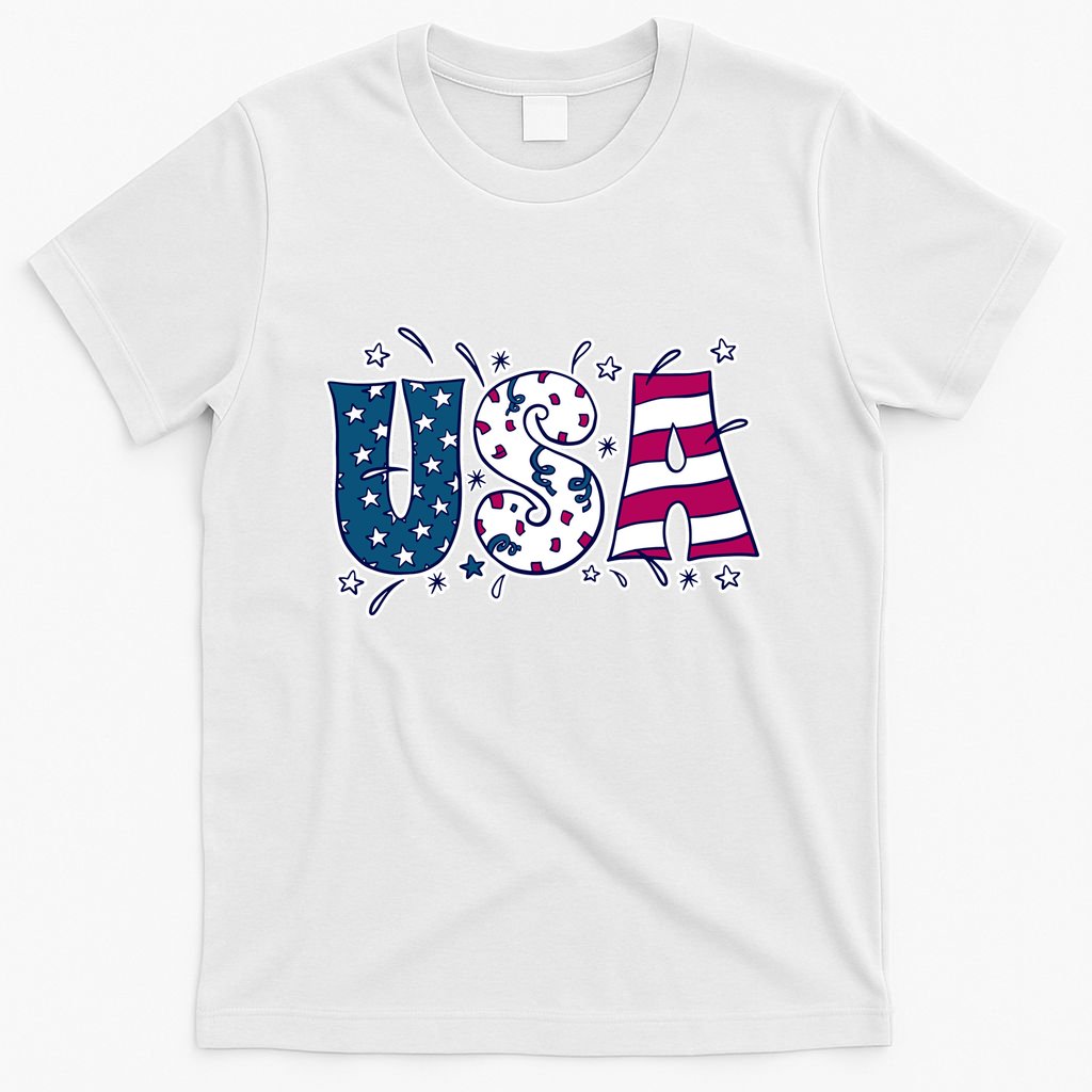 USA American Flag Celebration T-Shirt