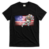 USA American Flag 4th Of July Fireworks Astronaut T-Shirt