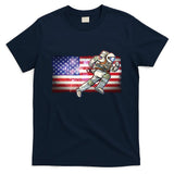 USA American Flag 4th Of July Fireworks Astronaut T-Shirt
