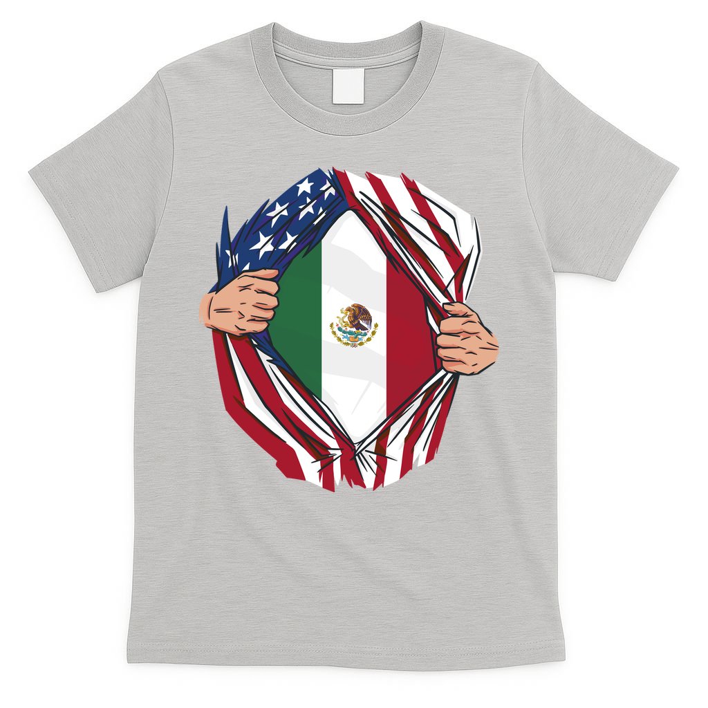 USA And Mexico Flag T-Shirt