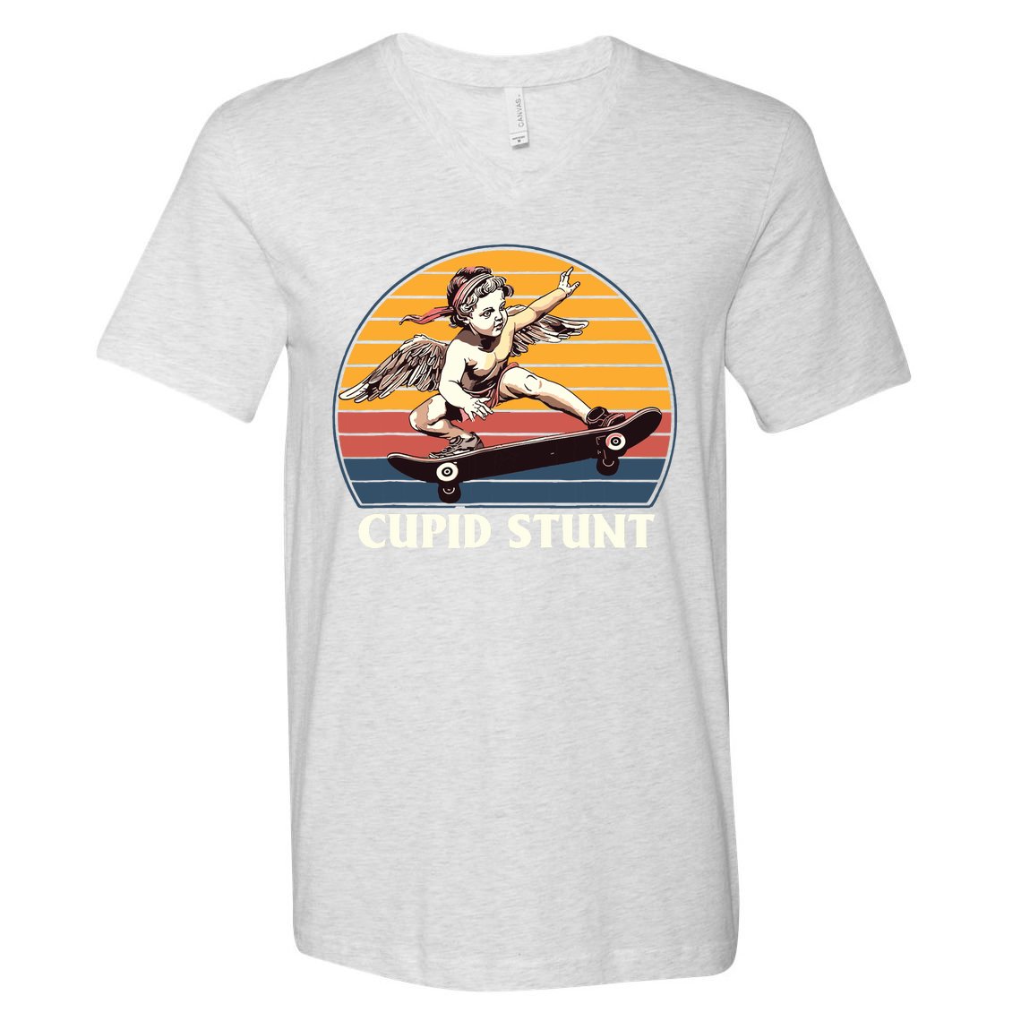 Unhinged Cringe Cupid Stunt V-Neck T-Shirt
