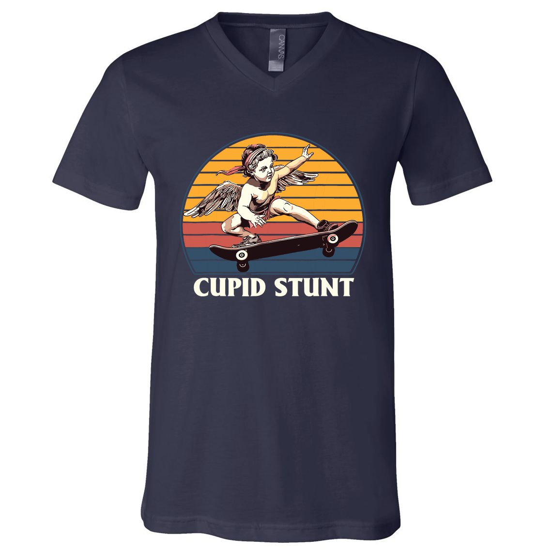Unhinged Cringe Cupid Stunt V-Neck T-Shirt