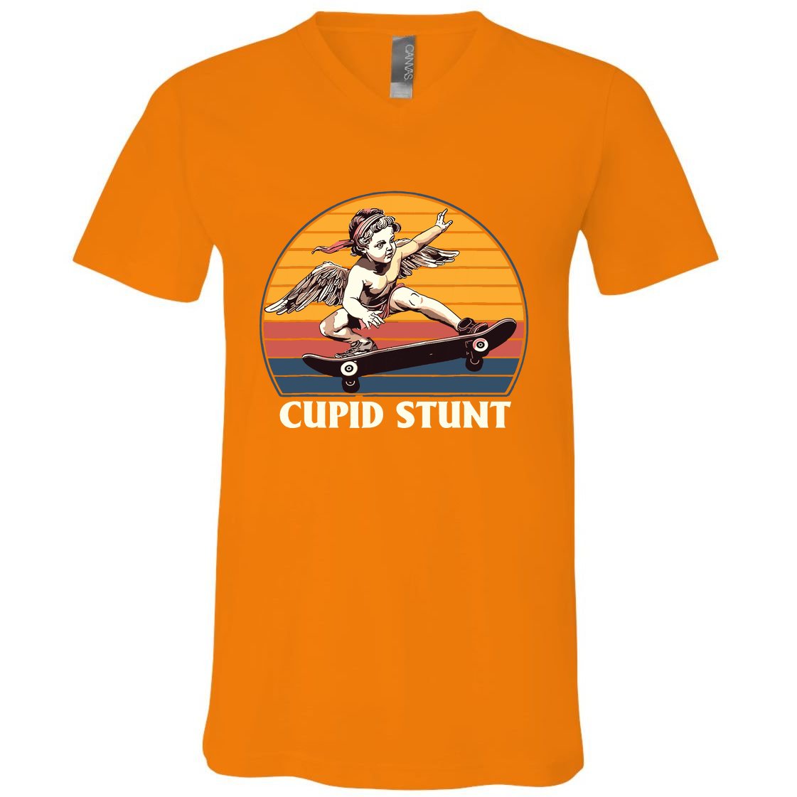 Unhinged Cringe Cupid Stunt V-Neck T-Shirt