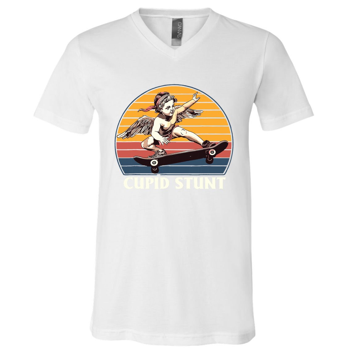 Unhinged Cringe Cupid Stunt V-Neck T-Shirt