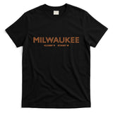 USA City Coordinates US Milwaukee T-Shirt
