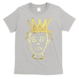 Urban Crown Graffiti Art Streetwear Expressive Drip Ink T-Shirt