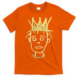 Urban Crown Graffiti Art Streetwear Expressive Drip Ink T-Shirt