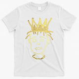 Urban Crown Graffiti Art Streetwear Expressive Drip Ink T-Shirt