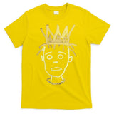 Urban Crown Graffiti Art Streetwear Expressive Drip Ink T-Shirt