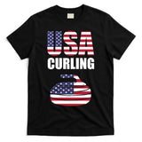 USA Curling Team Flag Sport T-Shirt