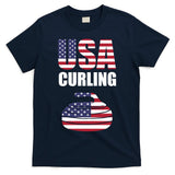 USA Curling Team Flag Sport T-Shirt