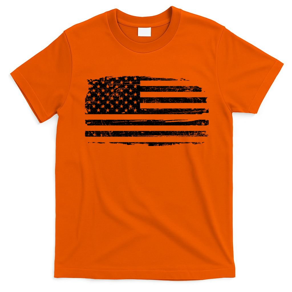USA Distressed Flag Grunge Patriotic American Merica Pride T-Shirt