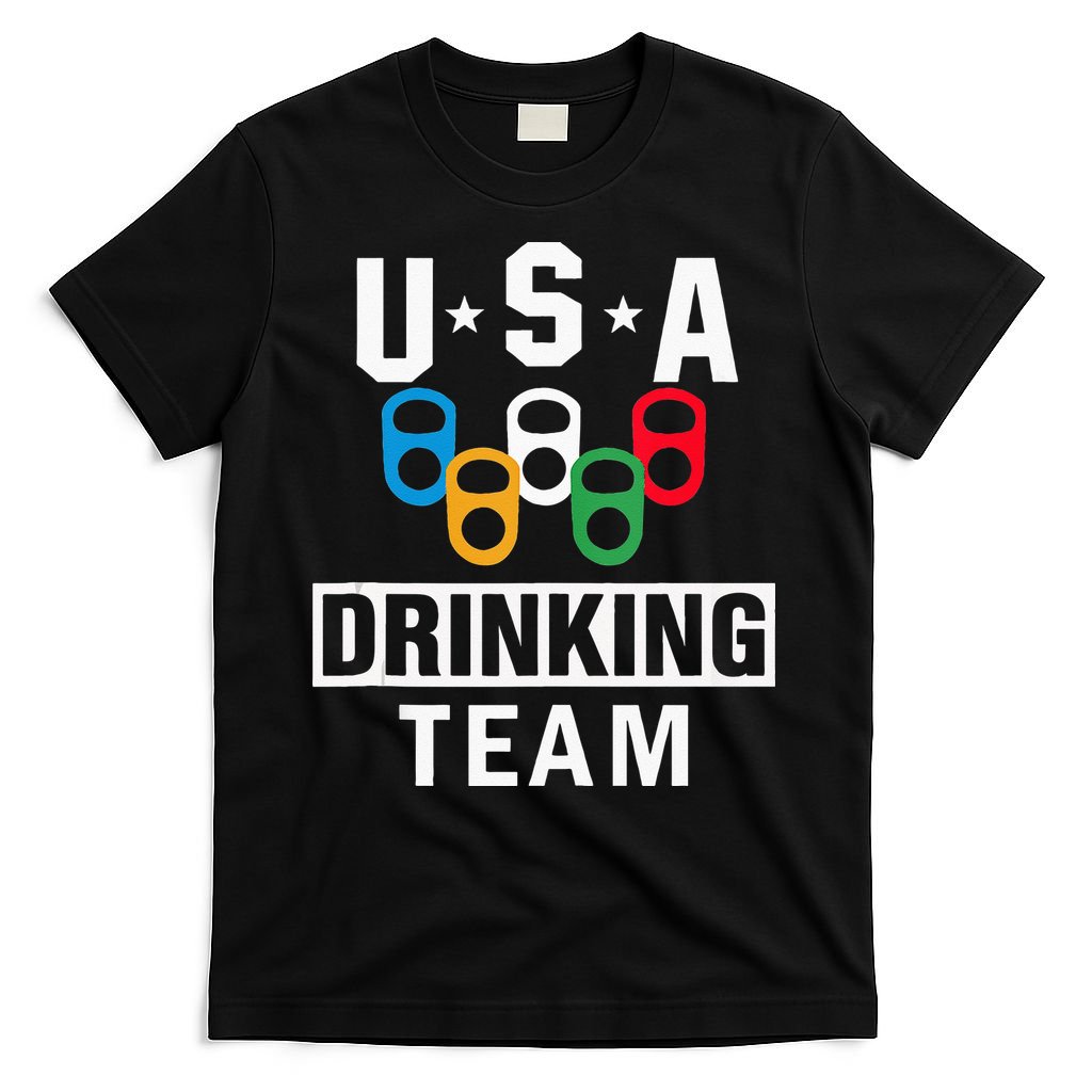 USA Drinking Team Beer Party Funny T-Shirt