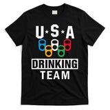 USA Drinking Team Beer Party Funny T-Shirt