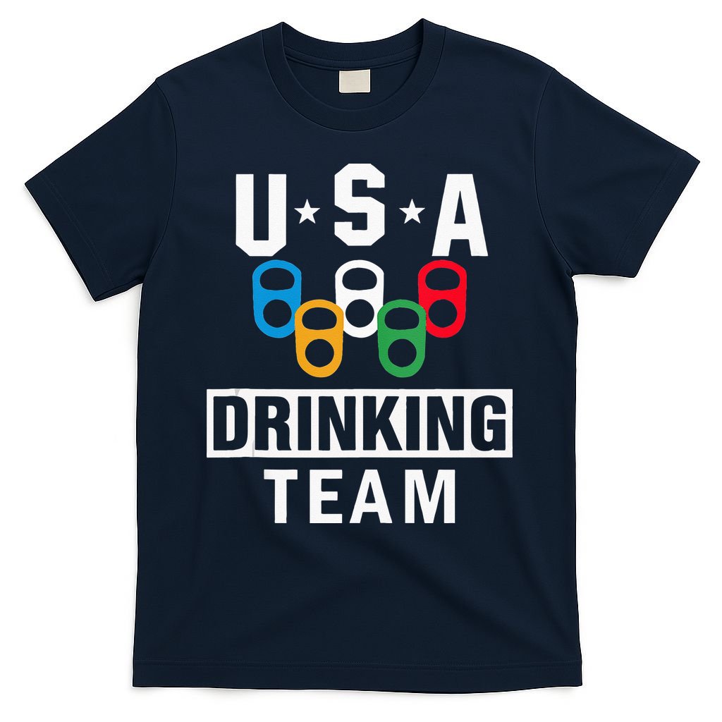 USA Drinking Team Beer Party Funny T-Shirt