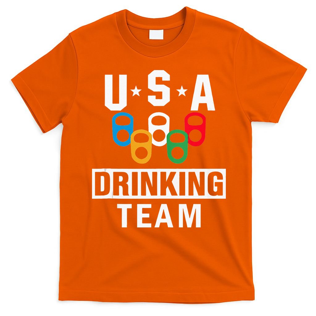 USA Drinking Team Beer Party Funny T-Shirt