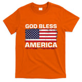 Usa Flag 4th Of July Patriotic God Bless America T-Shirt
