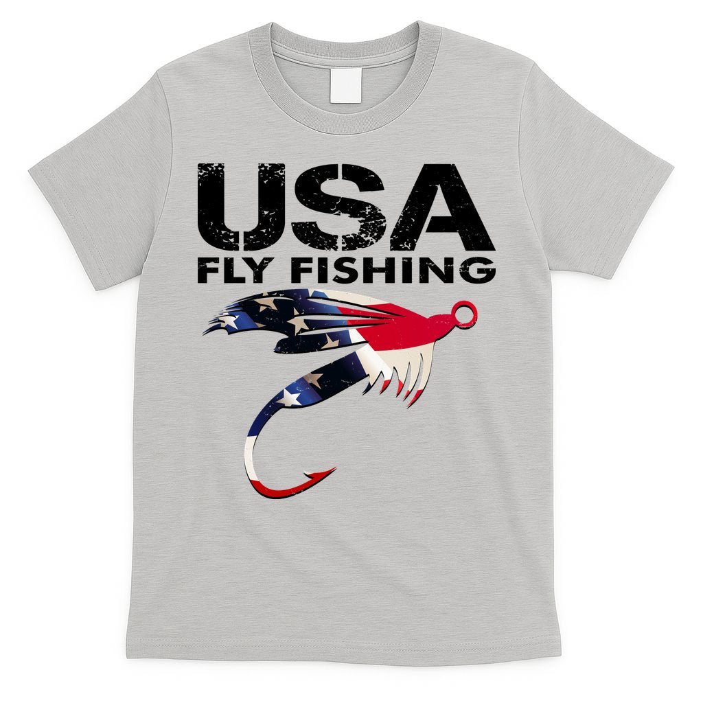 USA Fly Fishing Sport Fishing Fan T-Shirt
