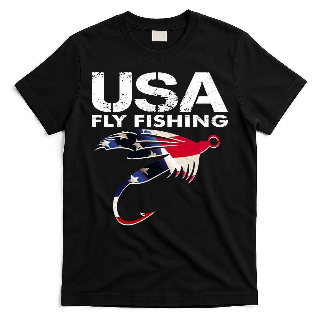 USA Fly Fishing Sport Fishing Fan T-Shirt