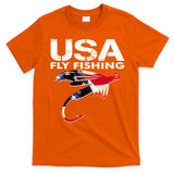 USA Fly Fishing Sport Fishing Fan T-Shirt