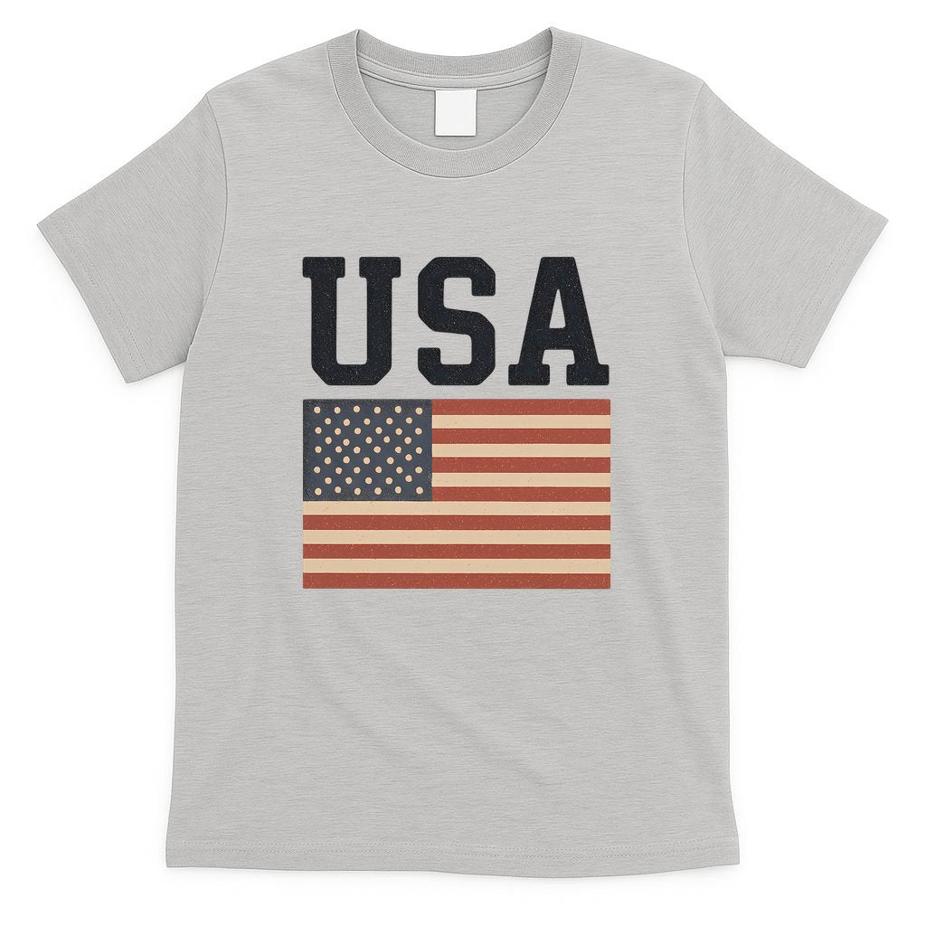 USA Flag Graphic T-Shirt