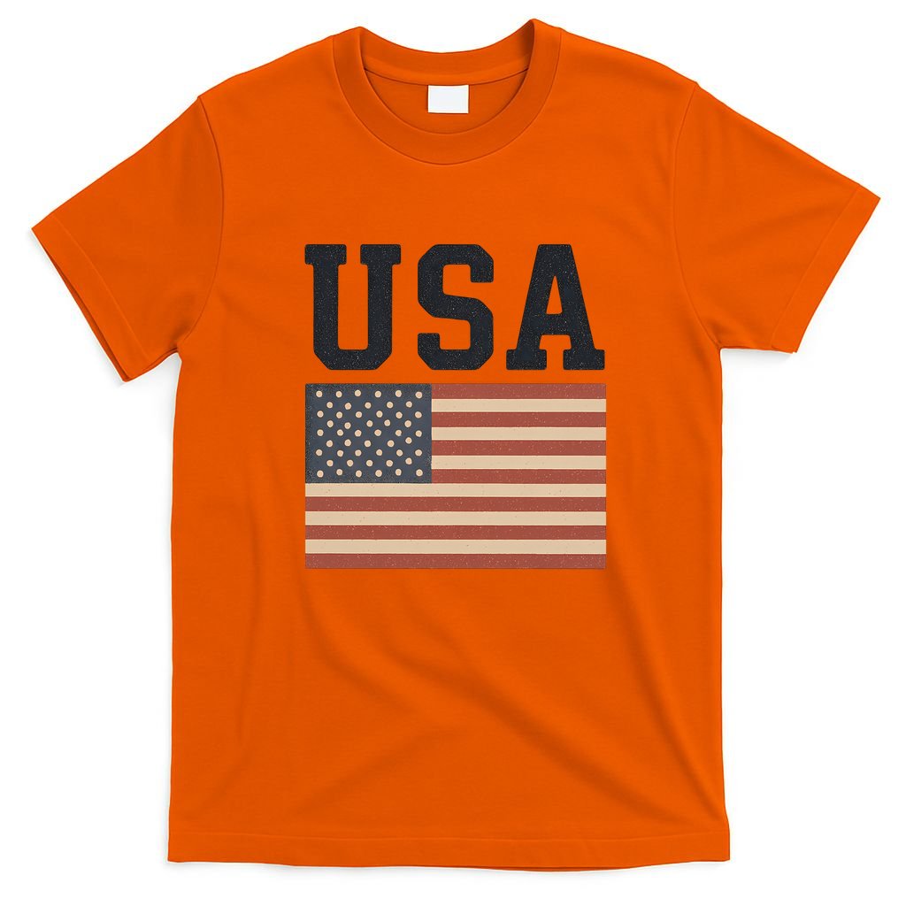 USA Flag Graphic T-Shirt