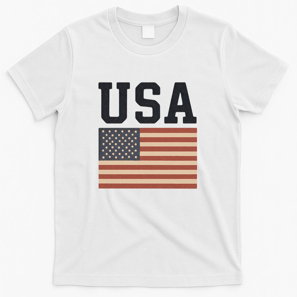 USA Flag Graphic T-Shirt
